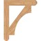 Ekena Millwork Westlake Craftsman Smooth Bracket, Western Red Cedar, 5 1/2"W x 36"D x 44"H BKT06X36X44WTL04SWR - alternate 3